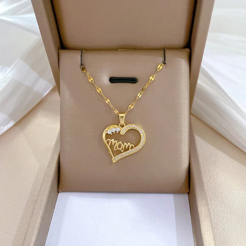 Zirconia Heart Necklace