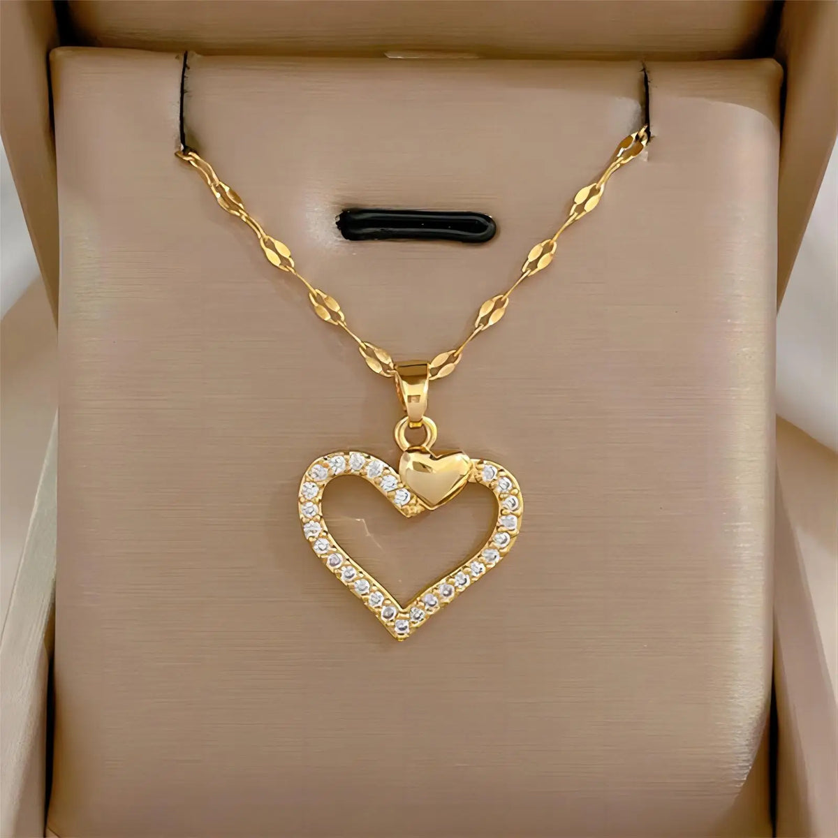 Zirconia Heart Necklace