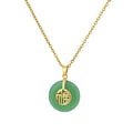 Opal Oval Pendant Necklace