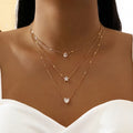 Multilayer Shiny Chain Choker